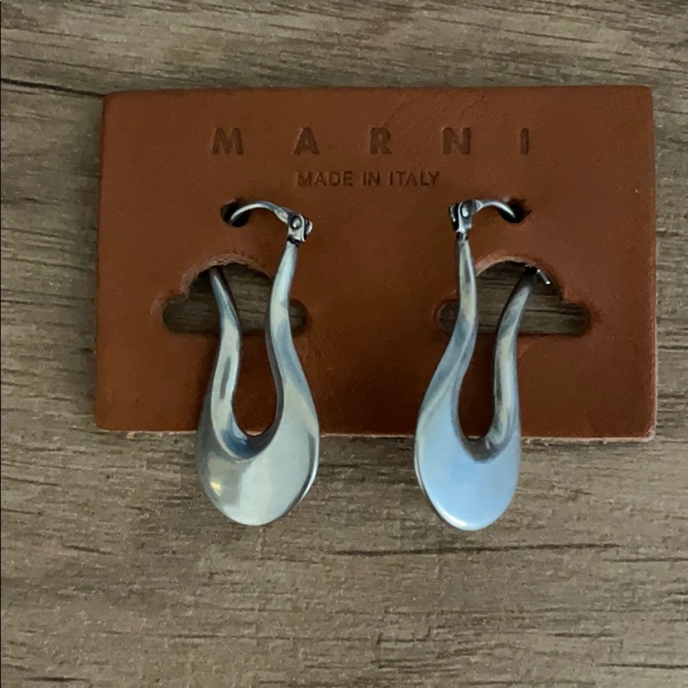Marni Silver Hoop Earrings